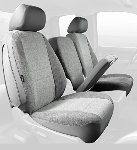 Fia Front 40//20//40 Split Custom Fit Seat Cover Tweed Gray