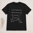 thumbnail image 3 of Veylor Haus Faith Graphic, Hem of His Garment Quote Tee, Unisex Classic Fit, 3 of 9