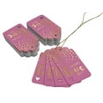 thumbnail image 3 of Inkdotpot 100 Pack Real Gold Foil Paper Tags Made With Love Text Favor Hang Tag, 3 of 6