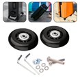 thumbnail image 3 of destyer 2x Roues de Valise Kits Flexibles Pièces de Fixation Axes Résistants à l'Usure Roulements Pivotants Kits de Réparation Roulette Noire 60mmx18mm, 3 of 9