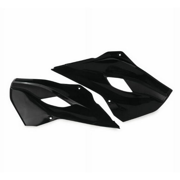 Acerbis Black Plastic Radiator Shrouds/Scoops (2393410001)