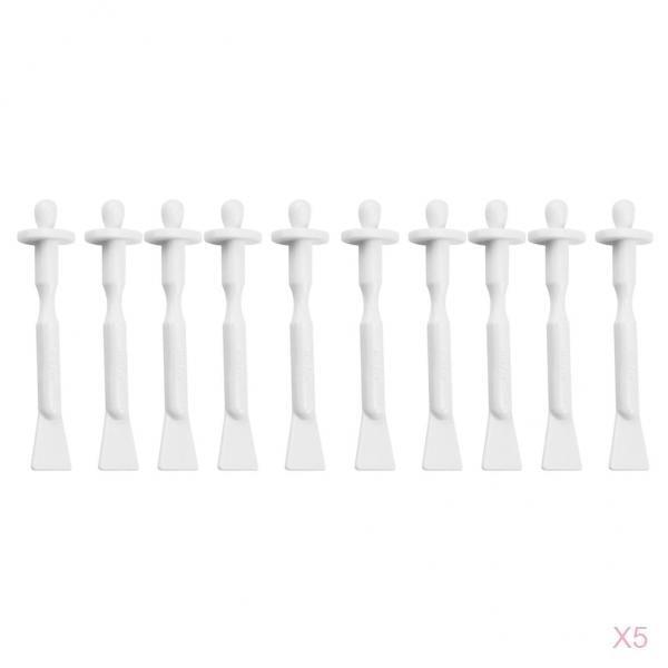 50 Pieces Applicator Sticks - Reusable Spatulas for Nasal Cleaning