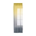 thumbnail image 2 of Gradient Sheer Curtains 96 x 52 Inch Semi Transparent Window Drapes Light Filtering Curtains for Living Room Bedroom Patio Modern Home Decor Machine Washable Curtains for Farmhouse Vintage Decor, 2 of 7