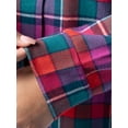 thumbnail image 5 of Fruit of the Loom Women's Beyond Soft Long Sleeve Button Down Flannel Sleepshirt, Sizes S-4X, 5 of 9