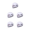 thumbnail image 3 of Soidarity Keep Diving SC-312 Gorro de natación elástico Hombres Mujeres Portátil Plegable Piscina Sombrero Cubierta para la cabeza Color sólido Blanco 5piezas Soidarity CBP190298, 3 of 4