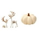 thumbnail image 1 of Escultura de reno europea, artesanía coleccionable y cojín decorativo de calabaza de Halloween para sofá, decoración de dormitorio., 1 of 8