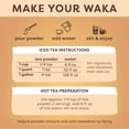 thumbnail image 3 of Waka Instant Green Tea Mix, Classic - 100% Tea Leaves, No Additives, Unsweetened Powder for 18 Quarts or 75 Cups (1.7oz), 3 of 6