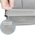 thumbnail image 5 of Tianle 13-Inch Laptop Sleeve Case for 2024-2022 MacBook Air 13.6 inch with Apple M3 M2 Chip & 2022 MacBook Pro 13.3 inch M2 Chip Accessory Traveling Carrying Canvas Bag Cover Simple Case (Gray), 5 of 8