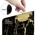 thumbnail image 3 of FMSHPON Gold Marble Clipboard Hardboard Wood Nursing Clip Board and Pull for Standard A4 Letter 13x9 inches, 3 of 7