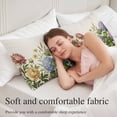 thumbnail image 5 of Spring Hydrangeas Body Pillow Cover 20 x 54 Inch Decorative Pillow Cover Summer Floral Botanical Rustic Vintage Lumbar Pillowcase Seasonal Rectangle Cushion Case for Couch Sofa Bed Living Room, 5 of 9