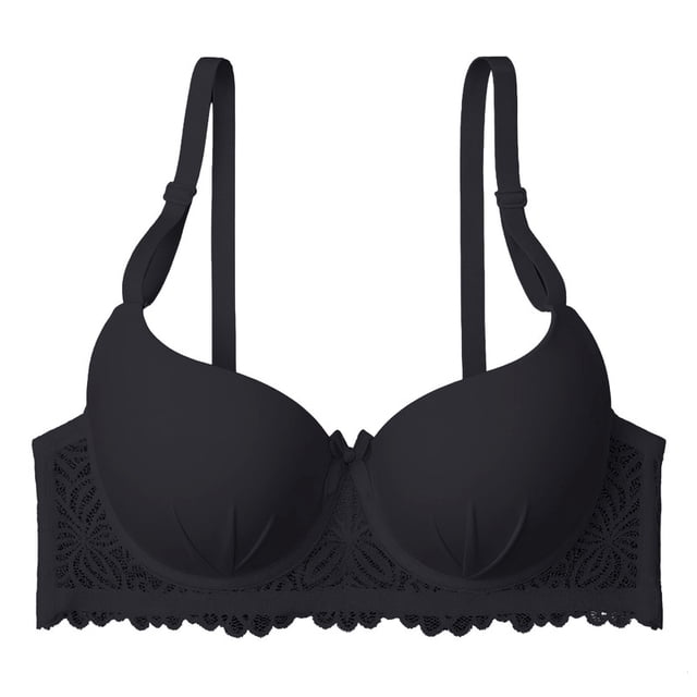 Brassier Secret Treasures para Mujer, Básico, Negro Talla 36B
