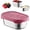Pink, variant on Clearance Under $2 Small Stainless Steel Food Box with Silicone Lid, 110ml Snack Container