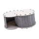 thumbnail image 5 of Cama túnel de juego para gatos, casa para mascotas, nido escondido, suministros cómodos para mascotas en interiores Gris claro, 5 of 9