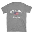 thumbnail image 1 of New Albany Indiana Patriot Men's Cotton T-Shirt, 1 of 1
