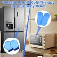 thumbnail image 4 of One Size Cold Therapy Gloves & Foot Ice Pack Slippers Set | 2-Pack Hand & Foot Gel Ice Packs for Pain Relief | Ideal for Chemotherapy, Neuropathy, Plantar Fasciitis & Surgery Recovery (Blue), 4 of 7