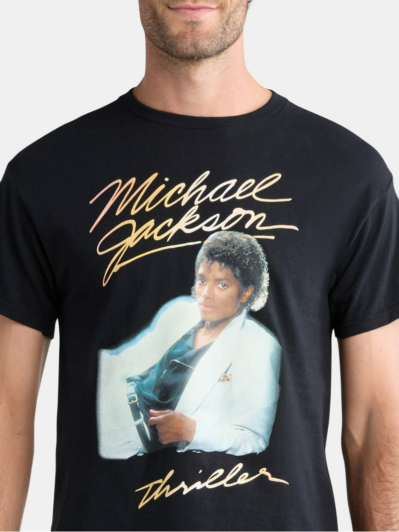 Michael Jackson Men's and Big Men's Thriller and Billie Jean