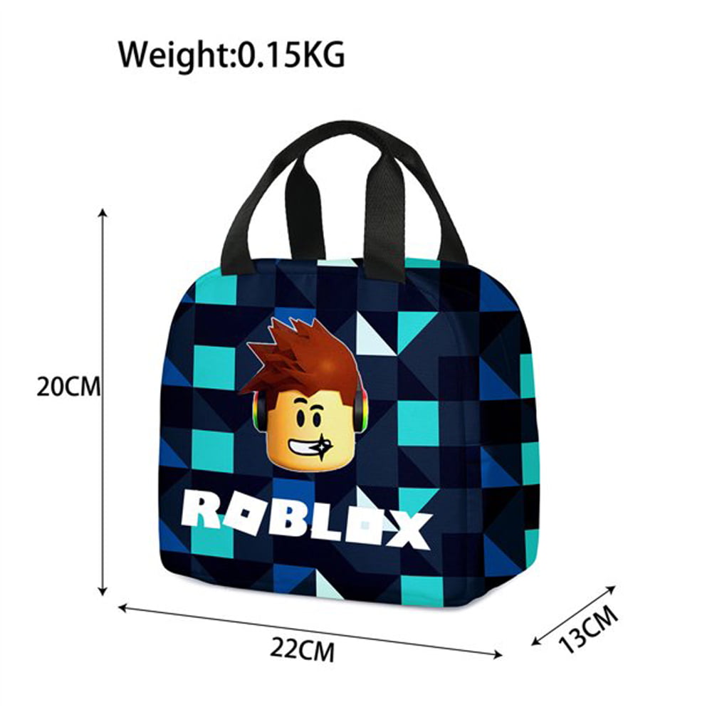 Roblox Insulated Lunch Lunch Bags for Women Kids Lunch Box for Men Food Bags 