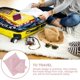 thumbnail image 3 of Drawstring Bag Cotton for Storage Use 3Pcs Pink Simple Storage Bags, 3 of 4