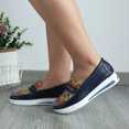 thumbnail image 6 of ZTTD Ladies Fashion Leather Round Toe Low Top Overfoot Thick Sole Casual Shoes, 6 of 9