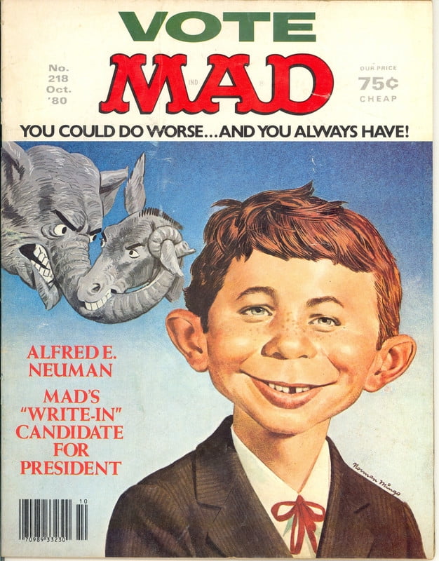 MAD Magazine Vintage Collectible #218 OCT 1980