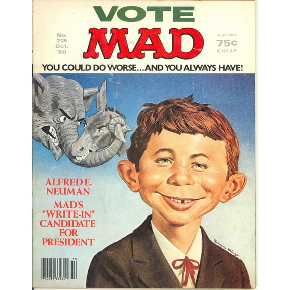 MAD Magazine Vintage Collectible #218 OCT 1980