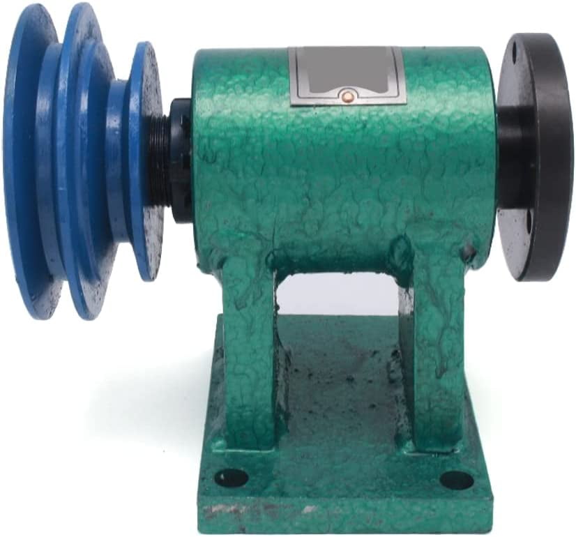 FETCOI Belt Pulley Drive Lathe Machine Lathe Spindle 4Jaw DIY