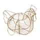 thumbnail image 5 of Cesta de huevo de pollo de metal Costilla de vegetales Decoración rústica Organizador de frutas Canasta de huevo en forma de pollo para la cocina Casa, 5 of 8