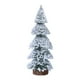 thumbnail image 5 of Árbol de Navidad artificial en miniatura con nieve, de mesa, vintage y rústico. 29cm, 5 of 9