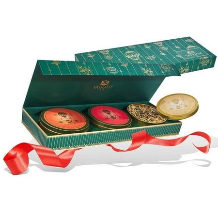 Chai Tea Sampler Gift Box (3 Teas, 5.2oz) Non-GMO, Pure Loose Leaf Teas - Ginger Masala, Spiced Oolong, Sweet Cinnamon