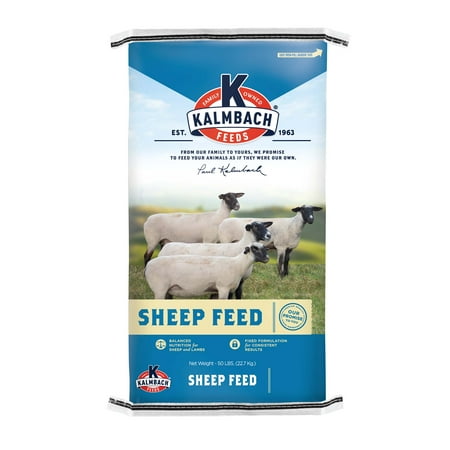 Kalmbach Feeds 16% Ewe Builder Pellet Adult Sheep Feed, 50 lb Bag
