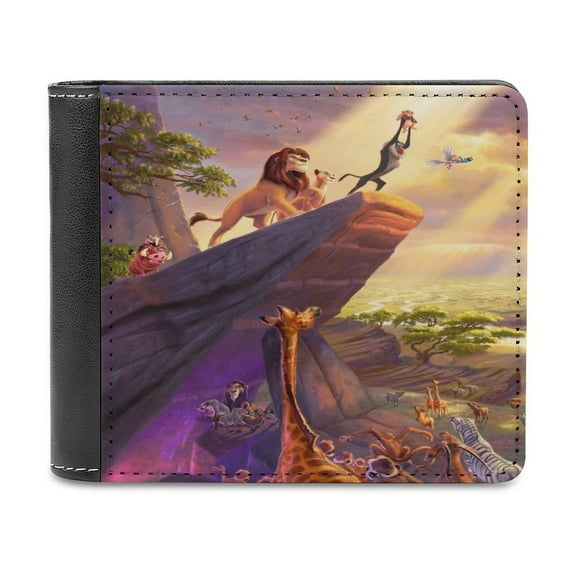 Lion Kin PU Leather Wallet with Multiple Card Slot Lightweight Wallet