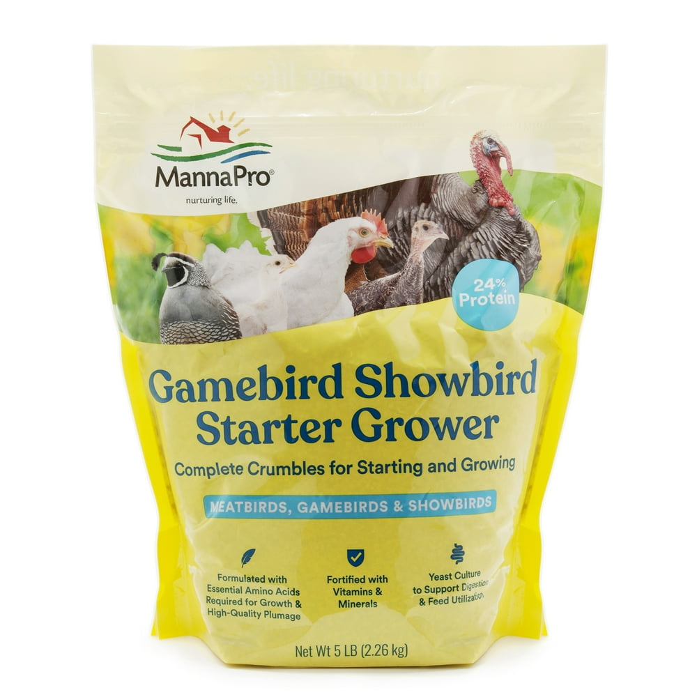 Manna Pro Gamebird / Showbird Feed, 5 lbs.