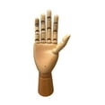 thumbnail image 1 of Tachiuwa Wooden Hand Model Jewelry Display Artist Model for Watches Photography Props Right Hand, 1 of 9