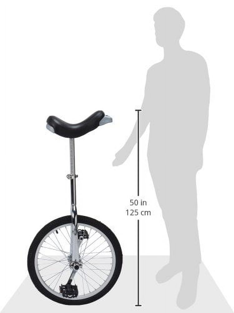Fun 20 inch Unicycle with Alloy Rim, Chrome - image 4 of 5