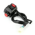 thumbnail image 1 of 2 Colors 1 Pair Waterproof Durable Handlebar Headlight Switch, Motorcycle Handlebar Switch, For Motorcycle Horn Turn Signal Control Motorbike Headlight Control, 1 of 8