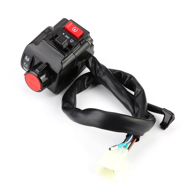 2 Colors 1 Pair Waterproof Durable Handlebar Headlight Switch, Motorcycle Handlebar Switch, For Motorcycle Horn Turn Signal Control Motorbike Headlight Control