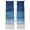Blue, variant on Navy Blue Ombre Sheer Curtains 84 Inch Length 2 Panels Set, Modern Abstract Art Blue White Striped Voile Window Treatment Rod Pocket Curtains Sheers Drapes for Bedroom/Living Room/Kitchen 52"x84"x2