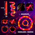 thumbnail image 4 of Glow Sticks Party Favors Kannove Red Light Up 24 unidades para niños, 4 of 6