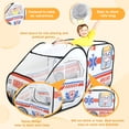 thumbnail image 4 of Kid Pop up Play Tent School Bus Pop Up Play Tent Spacious Pop Up Playhouse Comfortable Kids Play Tent Polyester Pop up Playhouse Tent Fun Role Play Tent for Toddlers Kids, 4 of 10