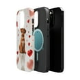 thumbnail image 2 of DistinctInk Tough Case for Apple iPhone 13 Pro MAX (6.7" Screen), Compatible with MagSafe Charging - Valentine's Day Irish Terrier Puppy, 2 of 6
