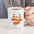 thumbnail image 4 of CafePress - Traffic Cones Mugs - 11 oz Ceramic Mug - Novelty Coffee Tea Cup, 4 of 4