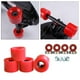 thumbnail image 4 of 4 piezas de ruedas para patines de ruedas, ruedas para patines de ruedas para patinaje sobre ruedas rojo, 4 of 9