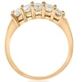 thumbnail image 2 of Pompeii 1ct Princess Cut Diamond Anniversary 14K Gold Ring (G/H,I1), 2 of 4
