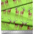 thumbnail image 2 of Soimoi Cotton Duck Fabric Deer Animal Print Fabric by The Yard 56 Inch Wide, 2 of 3