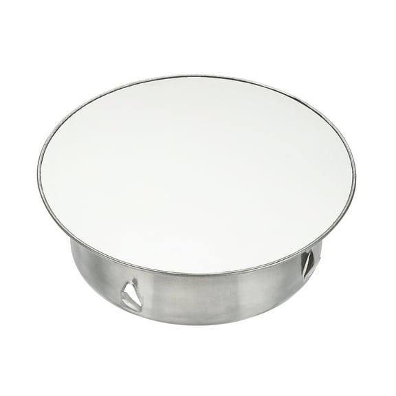 Uxcell Chimney Hole Cap, 125mm(5 Inch) Tightness Adjustable Round Stainless Steel Flue Hole Cover Stove Pipe Cap Pipe Cover for Kitchen Balcony Sewer, Silver Tone