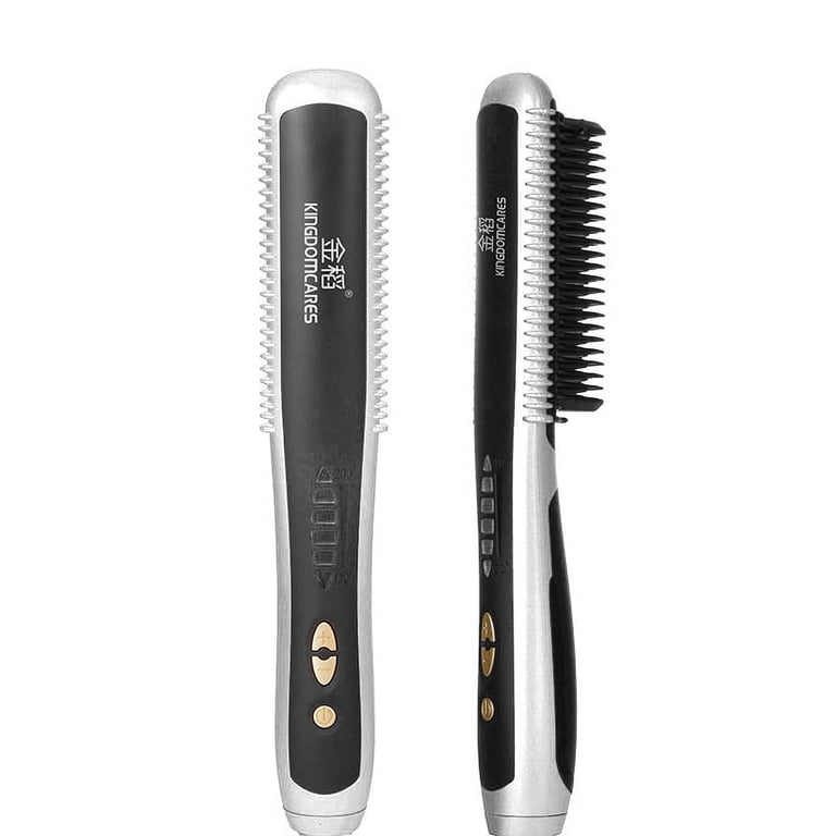 KSKIN Fast Heating Hair Straightener Brush with Anti-Scald Ceramic