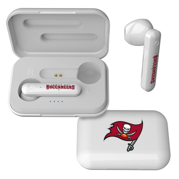 Keyscaper Tampa Bay Buccaneers Wireless TWS Insignia Design Earbuds