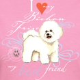 thumbnail image 3 of CafePress - Bichon Frise Women's Dark T Shirt - Women's Traditional Fit Dark T-Shirt, 3 of 4
