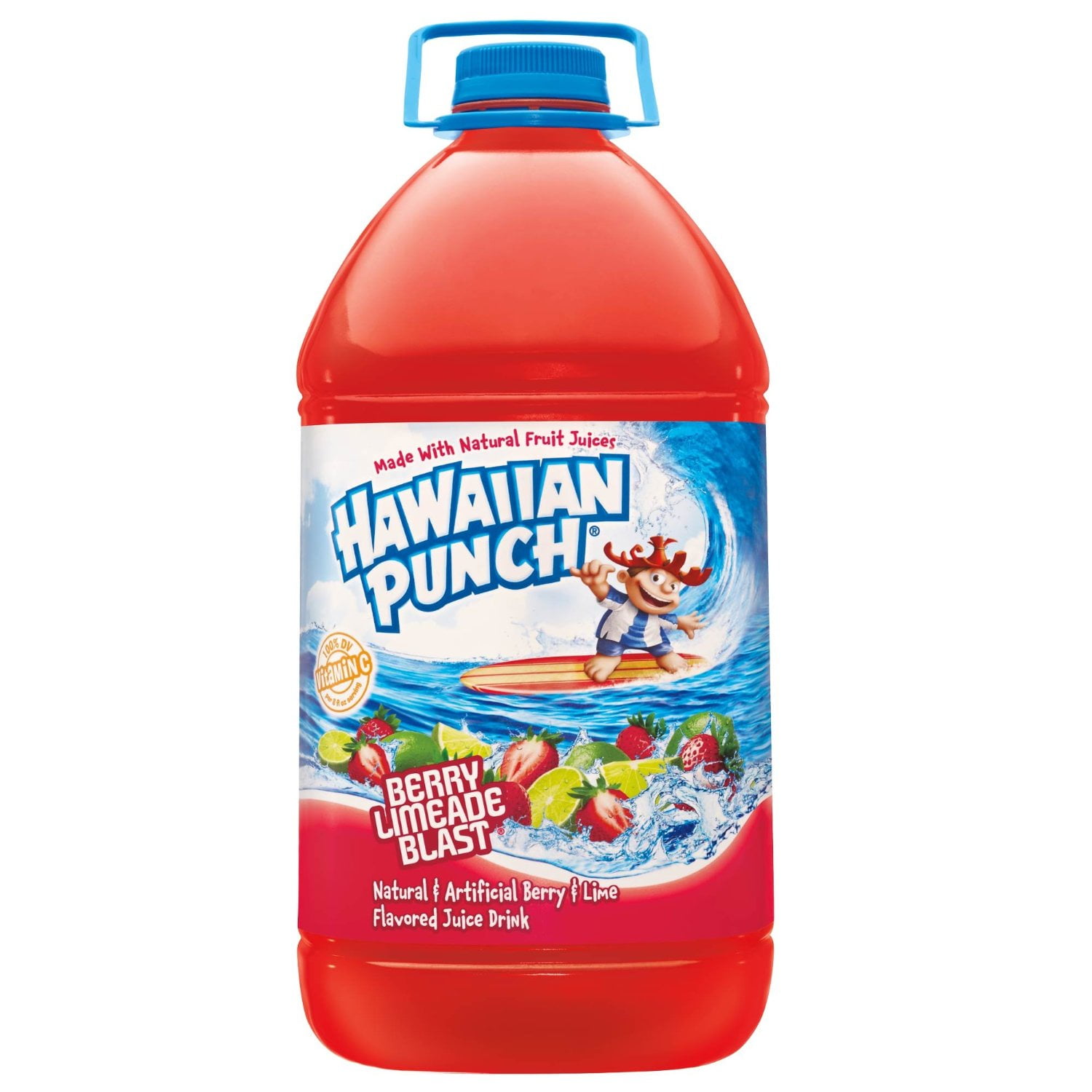 Hawaiian Punch Lemon Lime Splash Mix, 128 OZ (Pack of 4)