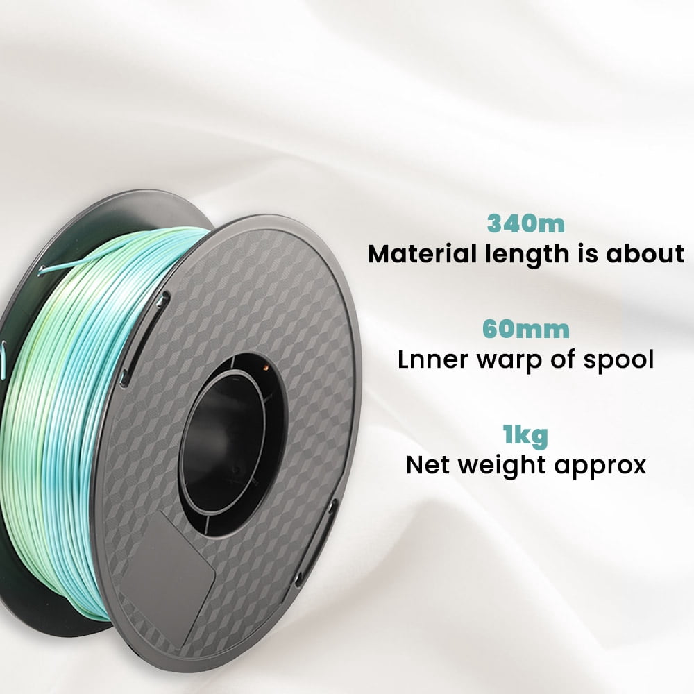 1kg Spool Gradient Color 3D Printer PLA Filament Color Change 3D Printing 1.75mm